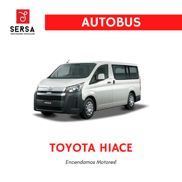 TOYOTA HIACE MT O SIMILAR